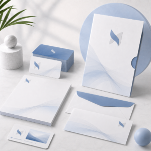Design de Cartões de Visita e Papelaria